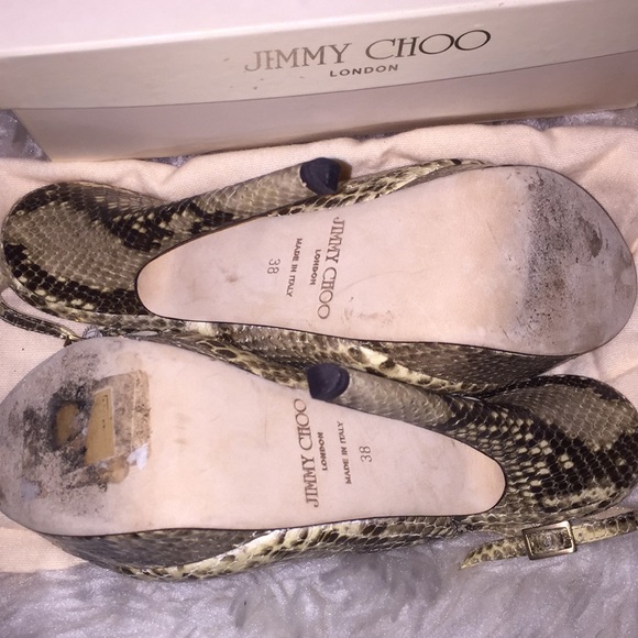 EUC Jimmy Choo Python Pumps - Picture 5 of 6